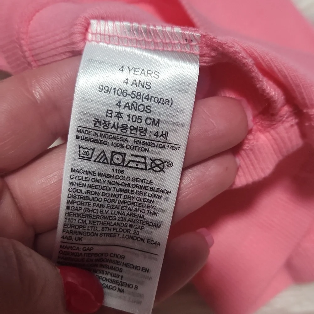 Baby Gap Eyelet Pink Tank Top- 4 Years